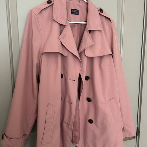 Marks & Spencer pink trench coat - Picture 6 of 8